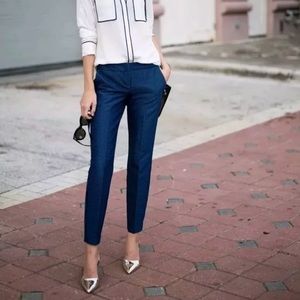 Express Micro Dot Print Columnist Pant - 00R